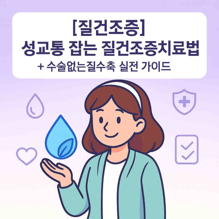 [질건조증] 성교통 잡는 질건조증치료법 + 수술없는질수축 실전 가이드